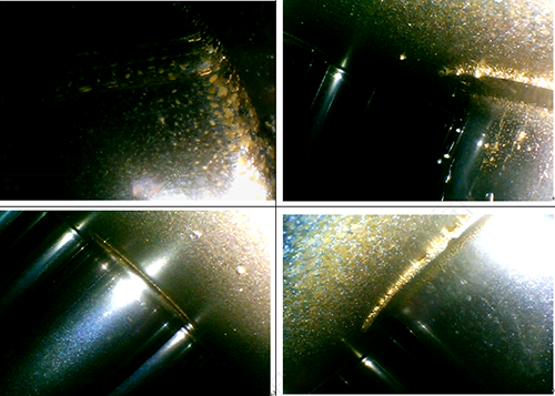 內窺鏡焊縫檢測實拍效果