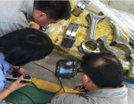 亞泰光電SIE工業(yè)內(nèi)窺鏡的檢測(cè)現(xiàn)場(chǎng)